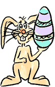 Gif animé Pâques oeuf lapin